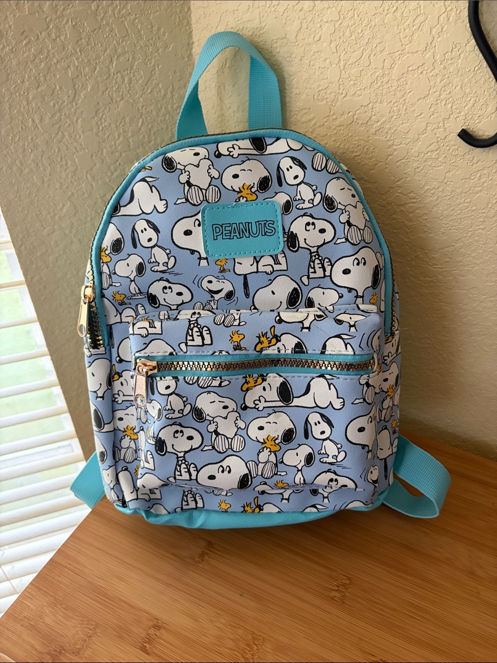 Peanuts Snoopy Light Blue Kids Backpack